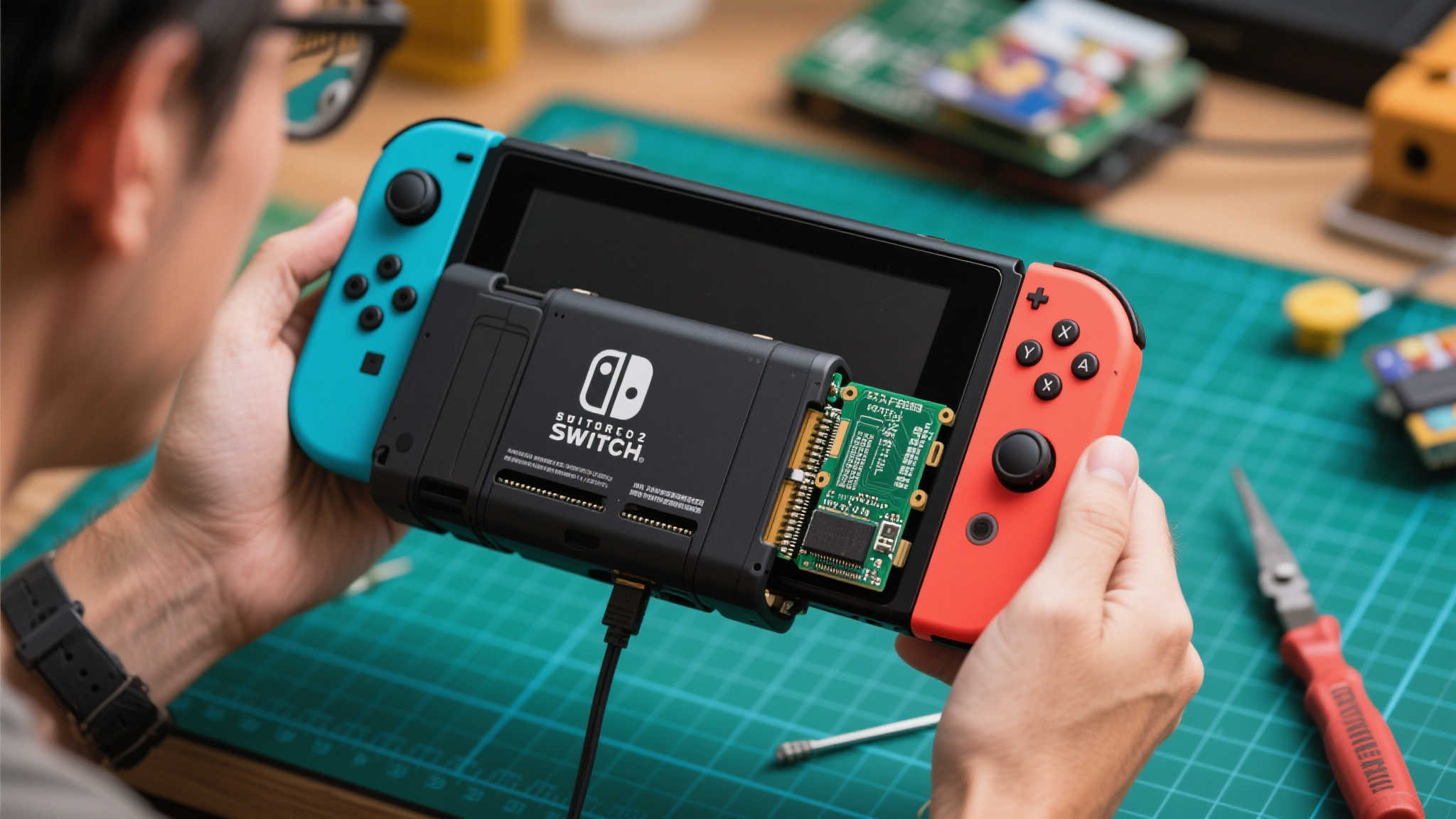 技术达人自制Switch 2外挂电池,续航再增5小时! 技术达人自制Switch 2外挂电池,续航再增5小时!